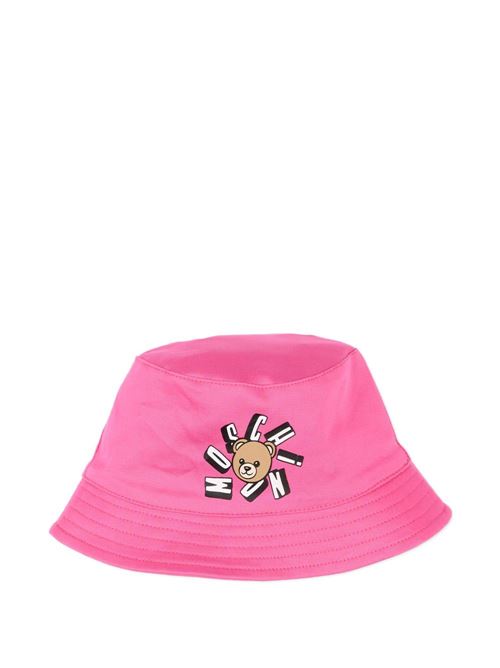 Cappello unisex Moschino Baby rosa con logo MOSCHINO BABY | MNX057LPA0150533